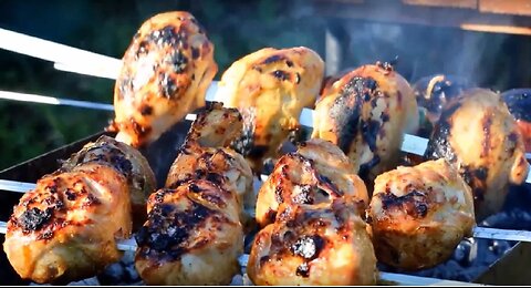 Joojeh Kabob - Flame Grilled Chicken - Persian Cuisine