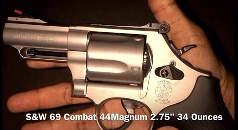 Smith and Wesson 69 combat 44magnum