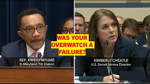 Rep. Kweisi Mfume (D-M) Questions Secret Service Director Kimberly Cheatle