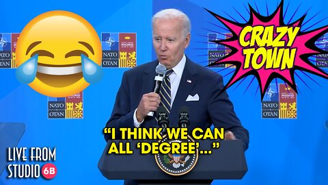 Joe Biden at NATO is an ALL TIMER (Crazy Town)