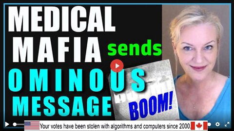 Amazing Polly: BOOM! Medical Mafia Sends Ominous Message