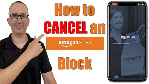 How to Cancel an Amazon Flex Block