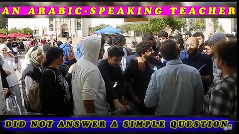 An Arabic-speaking teacher did not answer a simple question/BALBOA PARK