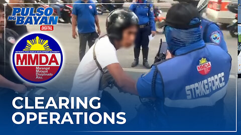 Clearing Ops ng MMDA strike force sa Maynila, nagka-tensiyon