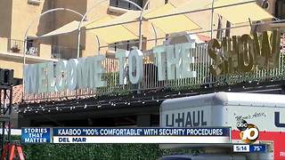 Kaaboo comfortable with security procedures