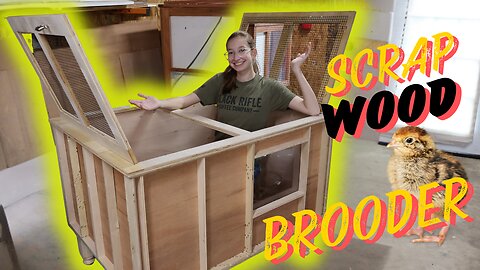 Scrape Wood Chicken Brooder | One Day Build