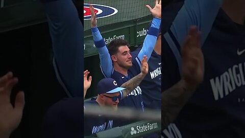 Nick Madrigal 1st home run of the year & as a Cub