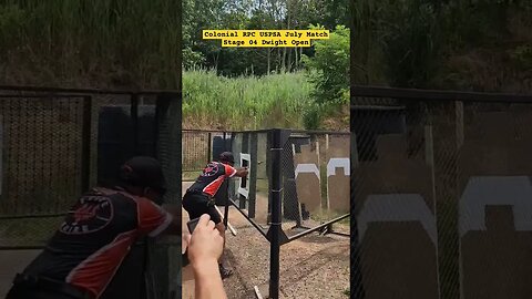 🦾🐐🚀🎭#uspsa dwight Stage 4 #shorts #unloadshowclear #competativeshoooting #open #colonialrpc