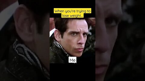 When you're trying to lose weight... 😳 Zoolander Meme Funny Weight Loss Shorts #weightloss #shorts