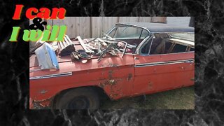 1962 Impala Junkyard Find !! Bright Work part 7