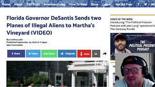Florida Governor DeSantis Sends two Planes of Illegal Aliens to Martha’s Vineyard (VIDEO)
