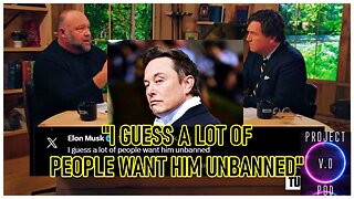 Elon Musk Will UNBAN Alex Jones?!! The People Want him back on X Twitter! (12/7/23)