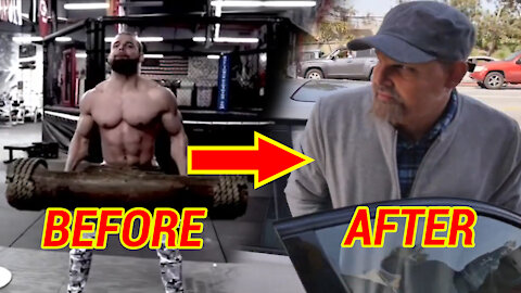 BodyBuilder PRANKS another bodybuilder with old man disguise (VERY FUNNY)