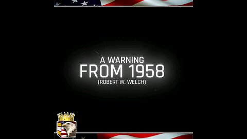 A warning from 1958- How they will transform America- 5/2024