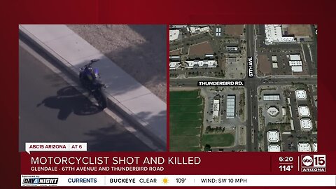 Motorcyclist killed in apparent road rage shooting in Glendale