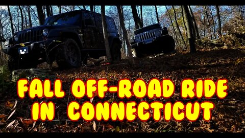Jeep Wrangler Scenic fall off-road ride in Northern Connecticut