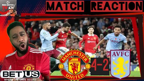 Manchester United 4-2 Aston Villa Carabao Cup - Ivorian Spice Reacts