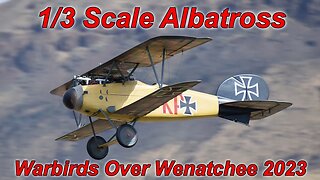 Jon's GIANT 1/3 Scale JW Albatross MAIDEN FLIGHT @Warbirds over Wenatchee 2023