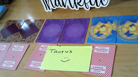 Taurus Lucky Numbers, Lucky days November Tarot forecast Thankful and Grateful Happy Holidays