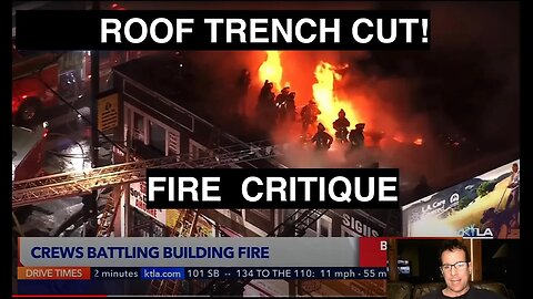 Multiple Fire Fighters On the Roof of a Major Fire - Lets Talk About It