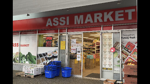 Korean grocery market in Coquitlam, BC