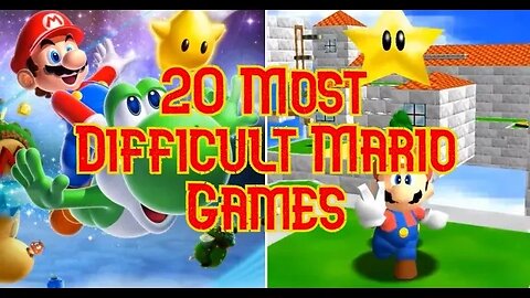 20 Hardest Mario games