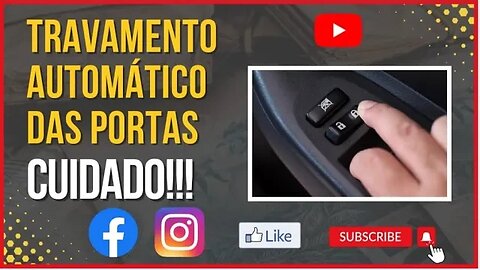 Não trave as portas do carro durante uma viagem, você pode estar colocando sua vida em risco!