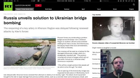 Ukraine attempts to destroy Antonovsky Bridge connecting Crimea to Russia