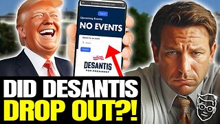 Ron DeSantis Just Secretly DROPPED OUT of 2024 Presidential Race Overnight!? We Have The PROOF 🚨