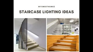 💡Staircase lighting Ideas💡