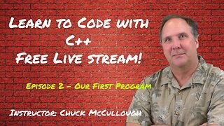 Learn Programming in C++ for Beginners - Episode 2 - Our first C++ program - Using the tools.