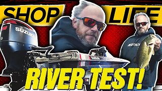 GAMBLER 209/SUZUKI 250 SS RIVER TEST - "SHOP LIFE" (FALL BASS FISHING)