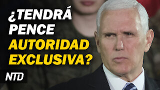 Abogados de Pence no logran acuerdo sobre autoridad exclusiva; Senado debate pagos de estímulo | NTD