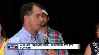 Gov. Scott Walker, Tony Evers to square off in general election