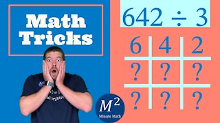 Minute Math Tricks (Division Trick) | Part 12 | 642 ÷ 3 #shorts