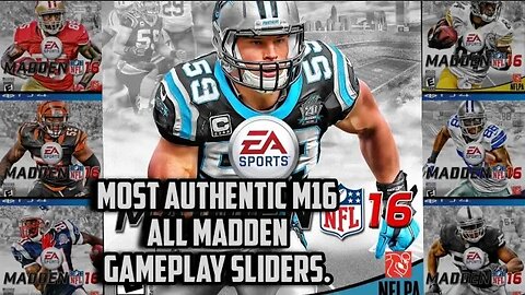 Most Authentic M16 All Madden Gameplay Sliders. Modern? No. Realistic? F$@* Yea #ExPerIEnCenOstALgIa