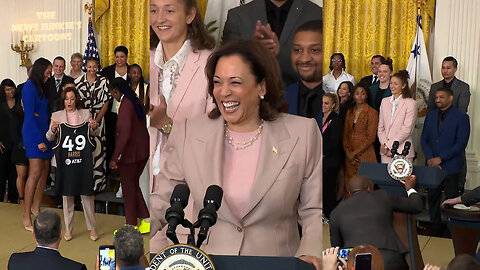 While Biden decided to extend his vacation even longer, Kamala keeps cackling for him in the White House.