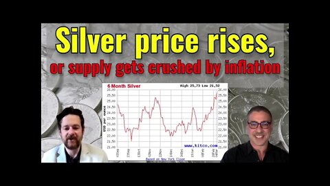 Silver price rises, or supply gets crushed by inflation