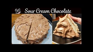 Fluffy Sour Cream Chocolate Buttercream - Baking with Collard Valley Cooks