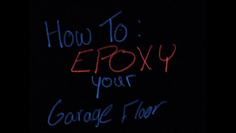 How to Epoxy Garage Floor