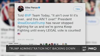 Pence: Trump will fight until every LEGAL vote is counted!