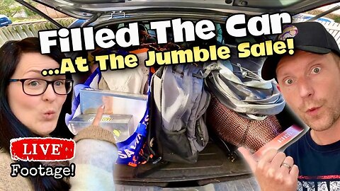 We Bought LOADS Of Great Stuff At The Jumble Sale! | Stage Left Paignton