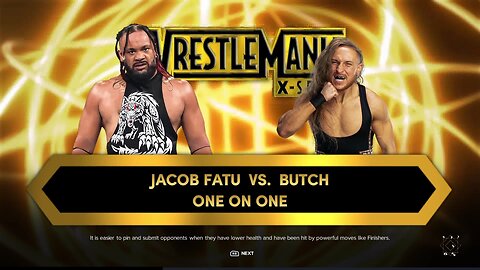 WWE 2k24 Jacob Fatu vs Butch
