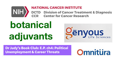 Cancer treatment All we have to do is have botanical adjuvants
