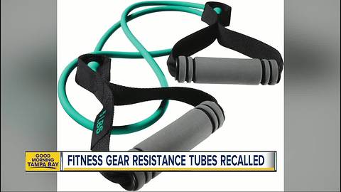 DICK'S Sporting Goods recalls resistance tubes after reports of injuries