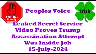 Leaked Secret Service Video Proves Trump Assassination Attempt Was Inside Job 15-July-2024 e