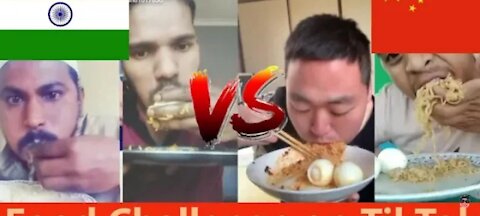 Funny Food Challange On TikTok | Who will win INDIA Vs CHINA | Be Me Stick | Be MeStick