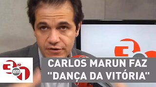 Carlos Marun faz "dança da vitória" para comemorar votação na Câmara