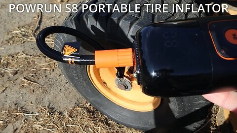 POWRUN S8 PORTABLE TIRE INFLATOR