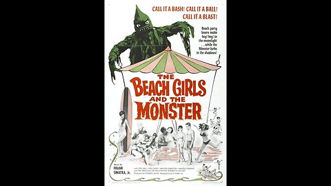 HORROR B MOVIE - The Beach Girls and the Monster (1965) - Drive In B Movie